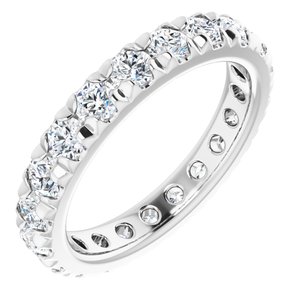 Platinum 1 1/2 CTW Lab-Grown Diamond Eternity Band Size 5.25