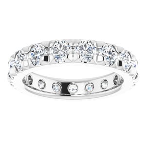 Platinum 2 1/2 CTW Lab-Grown Diamond Eternity Band Size 5.25