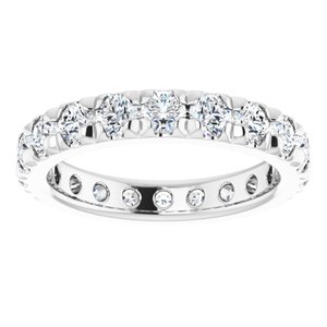 Platinum 2 1/8 CTW Lab-Grown Diamond Eternity Band Size 6