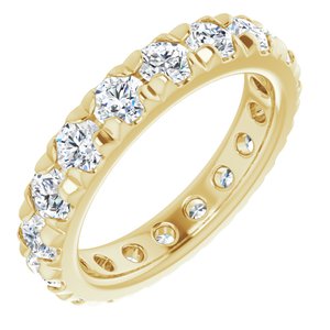 14K Yellow Gold 2 3/4 CTW Lab-Grown Diamond Eternity Band Size 6.25