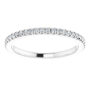 Platinum 1/3 CTW Natural Diamond Eternity Band Size 6.75