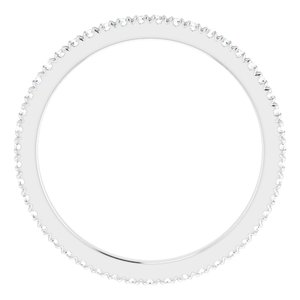 Platinum 1/3 CTW Lab-Grown Diamond Eternity Band Size 6.75