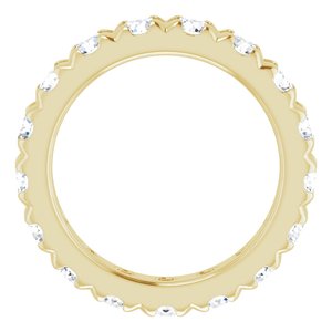 14K Yellow Gold 2 1/2 CTW Lab-Grown Diamond Eternity Band