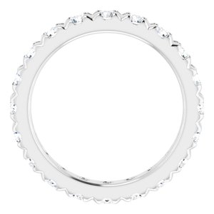 Platinum 2 1/8 CTW Lab-Grown Diamond Eternity Band Size 6.75