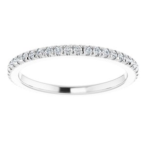 Platinum 3/8 CTW Lab-Grown Diamond Eternity Band Size 7.25