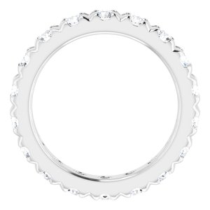 Platinum 2 3/4 CTW Lab-Grown Diamond Eternity Band Size 7.25