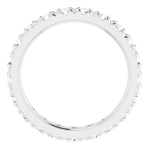 14K White Gold 2 1/5 CTW Lab-Grown Diamond Eternity Band