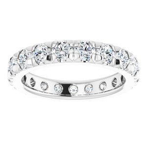 Platinum 2 7/8 CTW Natural Diamond Eternity Band Size 7.5