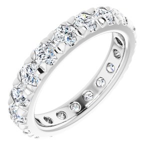 14K White Gold 2 7/8 CTW Lab-Grown Diamond Eternity Band