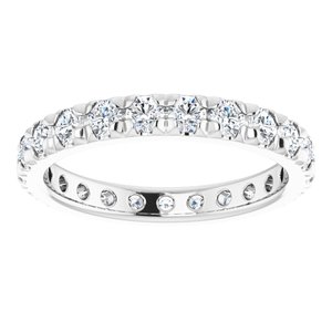 Platinum 1 5/8 CTW Lab-Grown Diamond Eternity Band Size 8.5