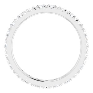 Platinum 1 5/8 CTW Lab-Grown Diamond Eternity Band Size 8.5