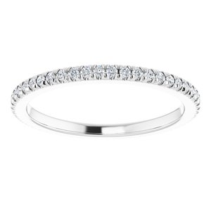 Platinum 1/3 CTW Natural Diamond Eternity Band Size 7.75