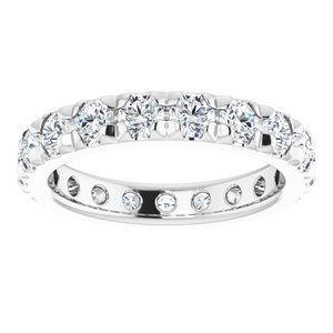 Platinum 2 7/8 CTW Natural Diamond Eternity Band Size 8.25