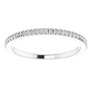 Platinum 1/4 CTW Lab-Grown Diamond Eternity Band Size 8.75