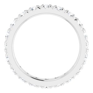 Platinum 2 3/8 CTW Lab-Grown Diamond Eternity Band Size 7.75