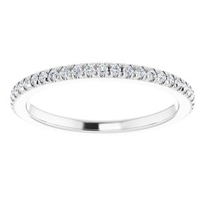 Platinum 1/3 CTW Natural Diamond Eternity Band Size 7.25