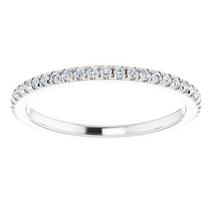 Platinum 3/8 CTW Lab-Grown Diamond Eternity Band Size 9