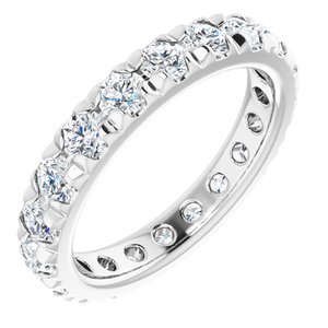 Platinum 2 3/8 CTW Lab-Grown Diamond Eternity Band Size 7.75