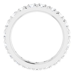 14K White Gold 2 7/8 CTW Lab-Grown Diamond Eternity Band