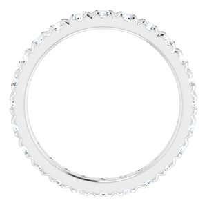 Platinum 1 5/8 CTW Lab-Grown Diamond Eternity Band Size 9