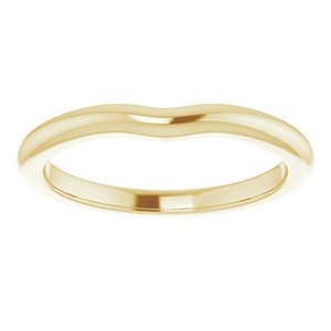 10K Yellow Band for 4.8 mm Round Ring