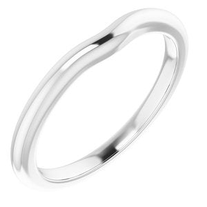 Platinum Band for 4.4 mm Round Ring