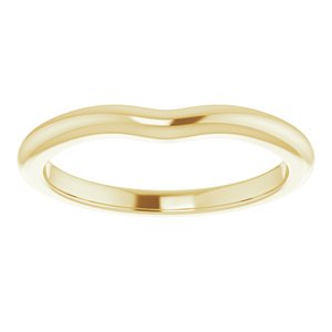 18K Yellow Band for 5.2 mm Round Ring