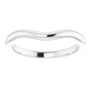Platinum Band for 8.2 mm Round Ring