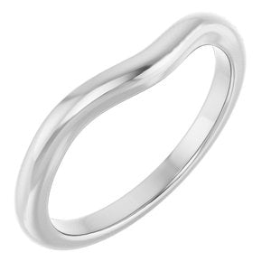 Continuum Sterling Silver Band for 8 mm Round Ring