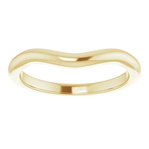 10K Yellow Band for 8.8 mm Round Ring