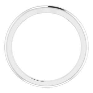 Sterling Silver Band for 4.4 mm Round Ring