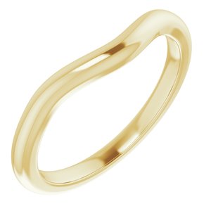 18K Yellow Band for 8.8 mm Round Ring