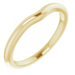 14K Yellow Band for 4.8 mm Round Ring
