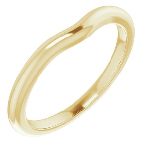 14K Yellow Band for 5.5 mm Round Ring