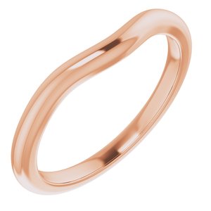 10K Rose Band for 6 mm Cushion Ring