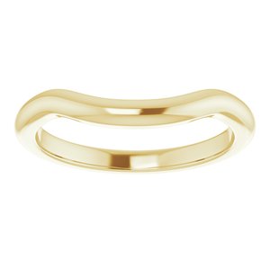 10K Yellow Band for 11 mm Cushion Ring