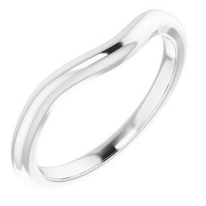 Platinum Band for 9 mm Round Ring