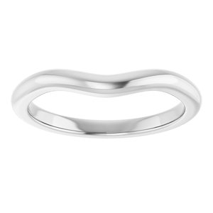 Platinum Band for 8 mm Round Ring