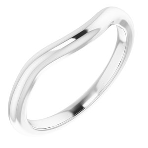 Continuum Sterling Silver Band for 8 mm Cushion Ring