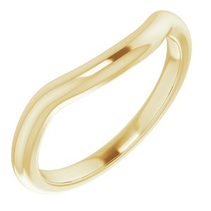 10K Yellow Band for 12 mm Cushion Ring
