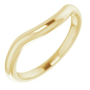 10K Yellow Band for 11 mm Cushion Ring