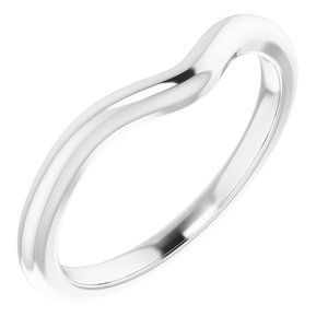 Continuum Sterling Silver Band for 8x6 mm Oval Ring