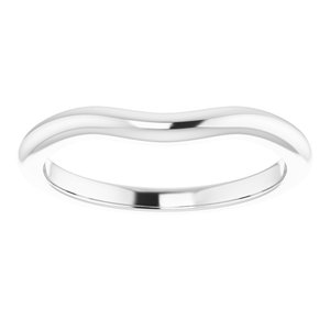 Sterling Silver Band for 6 mm Cushion Ring