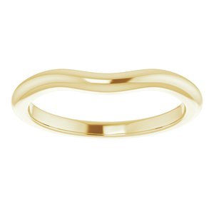14K Yellow Band for 6 mm Cushion Ring
