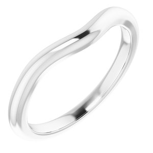 Continuum Sterling Silver Band for 8.2 mm Round Ring