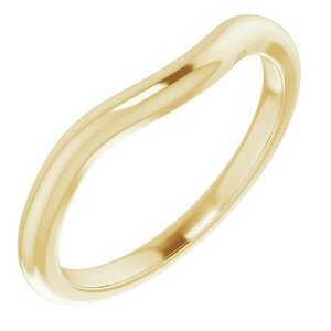 10K Yellow Band for 7 mm Cushion Ring
