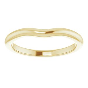 14K Yellow Band for 5 mm Cushion Ring