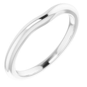 Platinum Band for 4 mm Square Ring