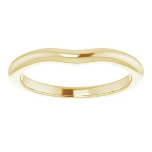 10K Yellow Band for 4.5 mm Square Ring