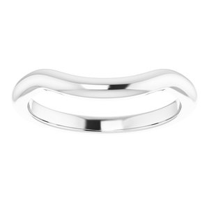 Continuum Sterling Silver Band for 10 mm Square Ring
